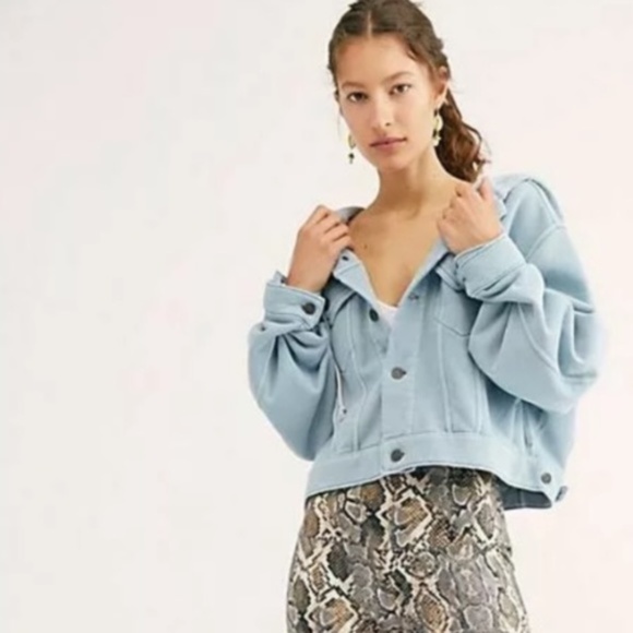 Free People Dreamers hooded Jacket - Picture 2 of 9